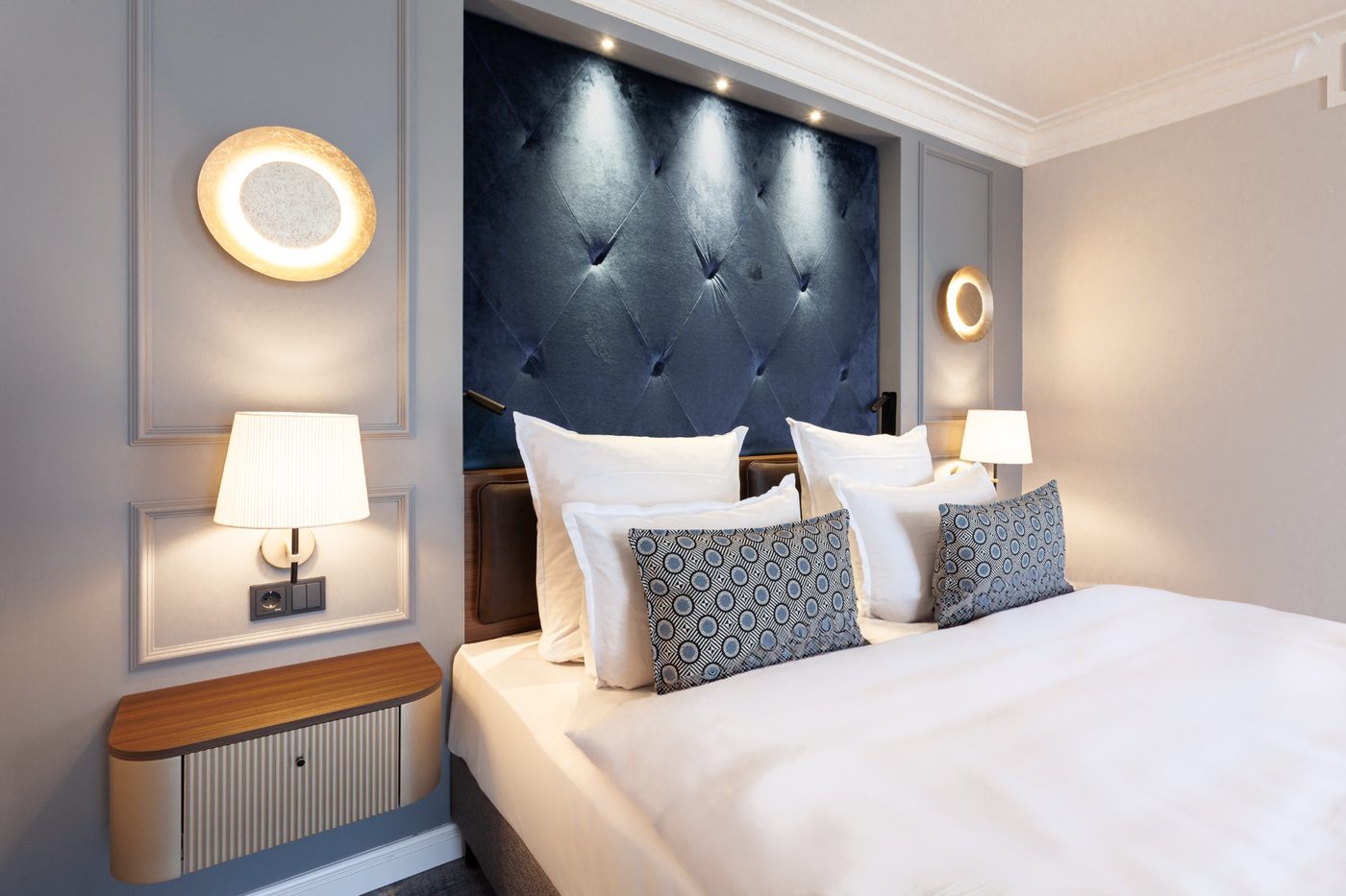 Renoviertes Zimmer im Hotel Fürstenhof Bad Pyrmont
