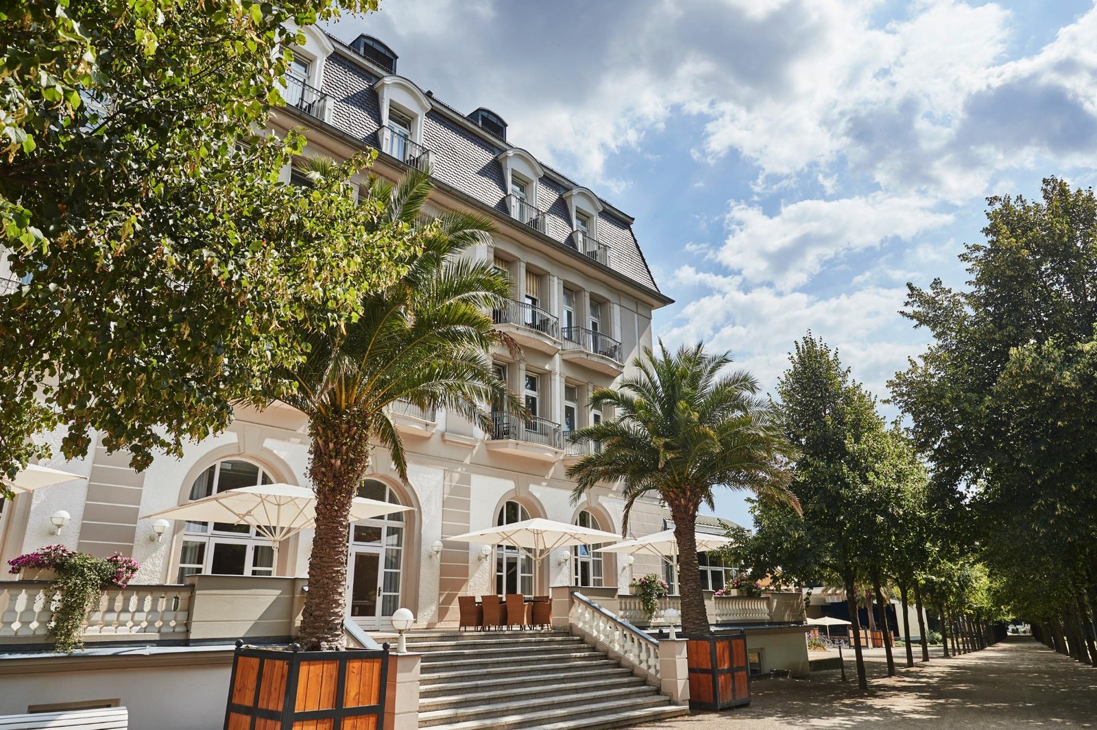 Außenansicht des Grandhotel Bad Pyrmont